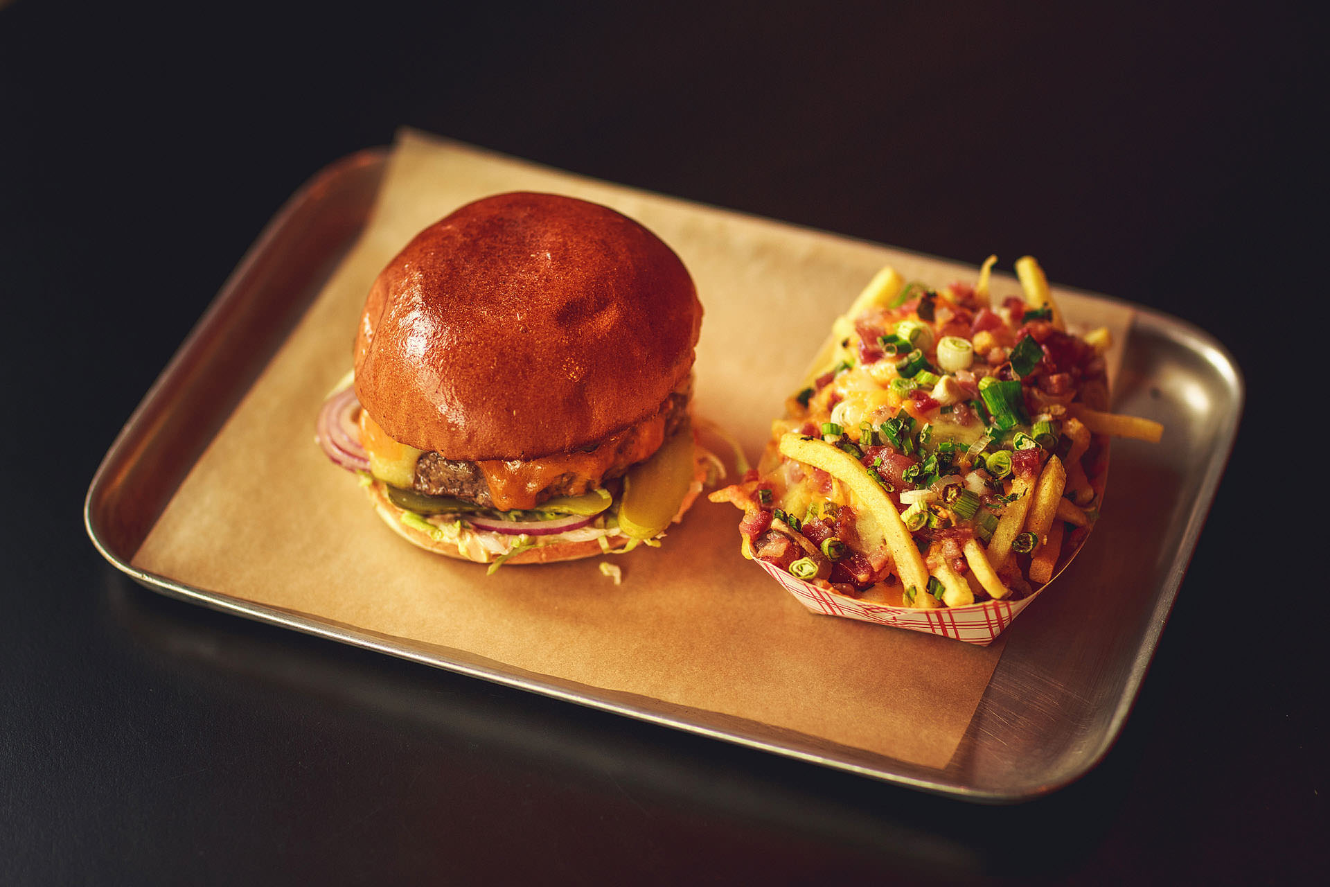 chuck burger food photography